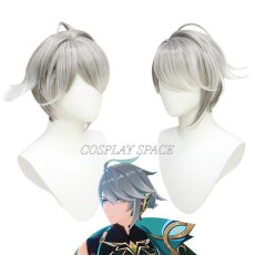 Photo1: Genshin Impact Alhaitham Cosplay Wig (1)