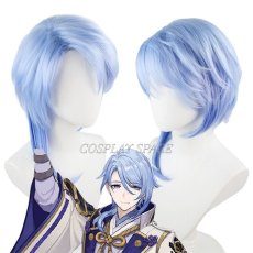 Photo1: Genshin Impact Kamisato Ayato Cosplay Wig (1)