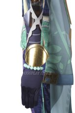 Photo7: Genshin Impact Baizhu Cosplay Costume (7)