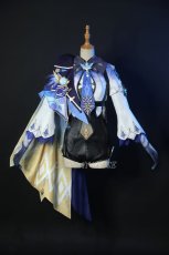 Photo1: Genshin Impact Eula Cosplay Costume (1)