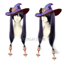 Photo1: Genshin Impact Mona Cosplay Wig (1)