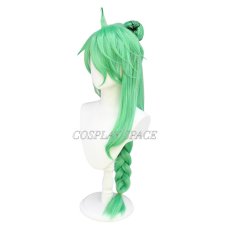 Photo3: Genshin Impact Baizhu Cosplay Wig (3)