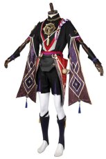 Photo2: Genshin Impact Scaramouche Cosplay Costume (2)