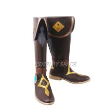 Photo1: Genshin Impact Kaeya Cosplay boots (1)