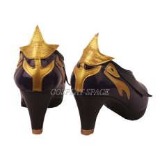 Photo3: Genshin Impact Keqing Cosplay boots 2 colors (3)