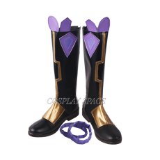 Photo1: Genshin Impact Xiao Cosplay boots (1)