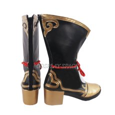 Photo3: Genshin Impact Xiangling Cosplay boots (3)