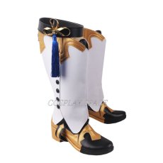 Photo2: Genshin Impact Xingqiu Cosplay boots (2)