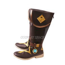 Photo4: Genshin Impact Kaeya Cosplay boots (4)