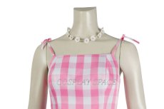 Photo7: Barbie 2023 Film Barbie Pink Dress Premium Edition Cosplay Costume (7)