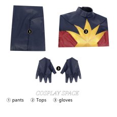 Photo16: 2023 Marvel Captain Carol Danvers Cosplay Costume (16)