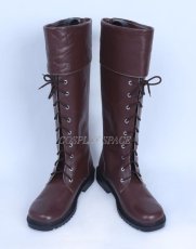 Photo1: Captain America paratrooper Cosplay boots (1)