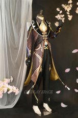 Photo2: Genshin Impact Zhongli Cosplay Costume (2)