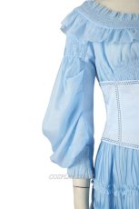 Photo7: The Little Mermaid Ariel Blue Cosplay Costume (7)