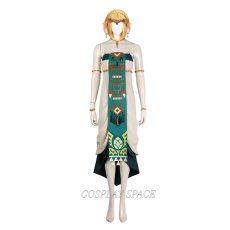 Photo1: The Legend of Zelda: Tears of the Kingdom Hyrule Princess Zelda Cosplay Costume (1)