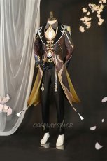 Photo1: Genshin Impact Zhongli Cosplay Costume (1)