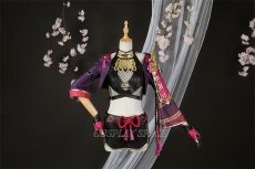 Photo1: Genshin Impact Kuki Shinobu Cosplay Costume (1)