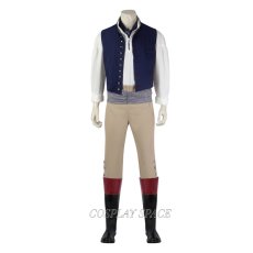 Photo1: The Little Mermaid Prince Eric Cosplay Costume (1)