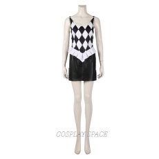 Photo4: New Film Version Joker 2 Harley Quinn Cosplay Costume (4)