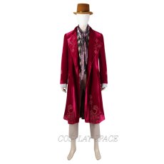 Photo1: Wonka Willy Wonka Cosplay Costume (1)