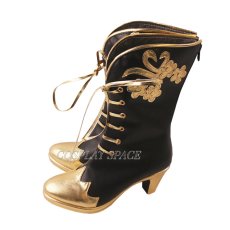 Photo3: Disney Twisted Wonderland Snow White Epel Cosplay Boots (3)