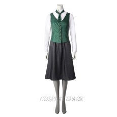 Photo7: Hogwarts Legacy Girl Cosplay Costumes Slytherin Halloween Suit(multiple colors) (7)