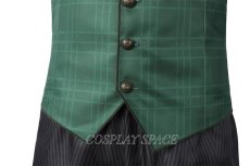 Photo13: Hogwarts Legacy Slytherin House Cosplay Costumes Boys School Uniform(multiple colors) (13)