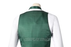 Photo12: Hogwarts Legacy Slytherin House Cosplay Costumes Boys School Uniform(multiple colors) (12)