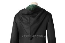 Photo9: Hogwarts Legacy Slytherin House Cosplay Costumes Boys School Uniform(multiple colors) (9)