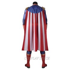 Photo2: The Boys Season 3 Homelander Cosplay Costume Jumpsuit (2)