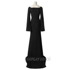 Photo3: Wednesday The Addams Family  Morticia Addams Cosplay Costume (3)