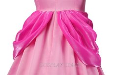 Photo3: The Super Mario Bros Princess Peach Cosplay Costume (3)