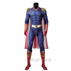 Photo1: The Boys Season 3 Homelander Cosplay Costume Jumpsuit (1)