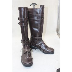 Photo2: Star Wars Anakin Skywalker Darth Vader Brown Shoes Cosplay Boots (2)