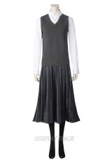 Photo4: Wednesday The Addams Family Wednesday Addams Nevermore Academy uniform Cosplay Costume (4)