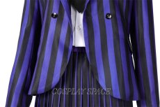 Photo9: Wednesday The Addams Family  Nevermore Academy uniform Enid Sinclair Bianca Barclay Cosplay Costume (9)