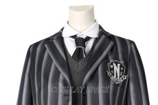 Photo7: Wednesday The Addams Family Wednesday Addams Nevermore Academy uniform Cosplay Costume (7)