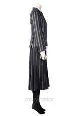 Photo2: Wednesday The Addams Family Wednesday Addams Nevermore Academy uniform Cosplay Costume (2)