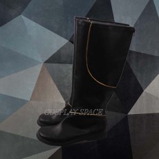 Photo3: Star Wars: The Old Republic Thexan Black Shoes Cosplay Boots (3)