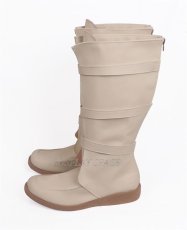 Photo4: Star Wars Luke Skywalker White Shoes Cosplay Boots (4)