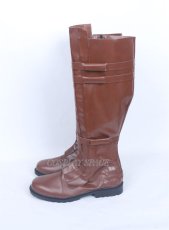 Photo2: Star Wars Anakin Skywalker Darth Vader Brown Shoes Cosplay Boots (2)