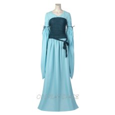 Photo1: The Lord of the Rings: The Rings of Power Galadriel Cosplay Costume (1)