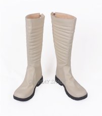 Photo1: Star Wars Luke Skywalker White Shoes Cosplay Boots (1)