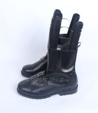 Photo3: Rogue One A Star Wars Story Captain Cassian Andor Black Shoes Cosplay Boots (3)