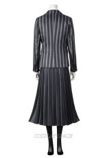 Photo3: Wednesday The Addams Family Wednesday Addams Nevermore Academy uniform Cosplay Costume (3)