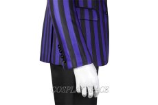 Photo7: Wednesday The Addams Family  Nevermore Academy uniform Eugene Otinger Cosplay Costume (7)