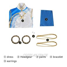 Photo10: Street Fighter 6 Chun Li Cosplay Costume (10)