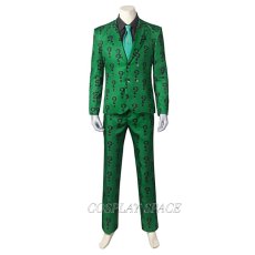 Photo1: Batman 1966 TV  Riddler Cosplay Costume (1)