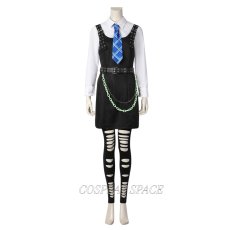 Photo1: Monster High Live Action Movie  Frankie Cosplay Costume (1)