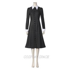 Photo1: Wednesday The Addams Family Wednesday Addams 2022 Cosplay Costume (1)